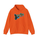 Brook Trout Fish Whistle Hoodie