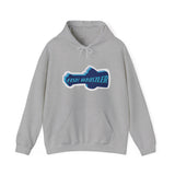 Fish Whistler Blur Hoodie -Gildan 100% cotton