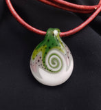 Rainbow Fish Wag Teardrop Pendant