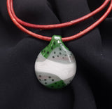 Rainbow Stack Teardrop Pendant