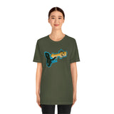 Brown Trout Fish Whistle Short Sleeve Tee