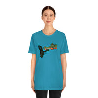 Brook Trout Whistle Front - Unisex Jersey Short Sleeve Tee