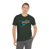 Brook Trout Whistle Front - Unisex Jersey Short Sleeve Tee