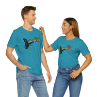 Brook Trout Whistle Front - Unisex Jersey Short Sleeve Tee