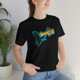 Brown Trout Fish Whistle Short Sleeve Tee