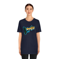 Brown Trout Fish Whistle Short Sleeve Tee