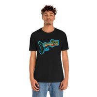 Brook Trout Whistle Front - Unisex Jersey Short Sleeve Tee