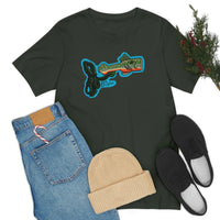 Brook Trout Whistle Front - Unisex Jersey Short Sleeve Tee