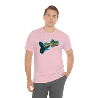 Brook Trout Whistle Front - Unisex Jersey Short Sleeve Tee