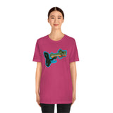 Brook Trout Whistle Front - Unisex Jersey Short Sleeve Tee