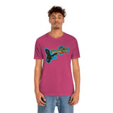 Brook Trout Whistle Front - Unisex Jersey Short Sleeve Tee