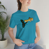 Brown Trout Fish Whistle Short Sleeve Tee