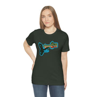 Brook Trout Whistle Front - Unisex Jersey Short Sleeve Tee