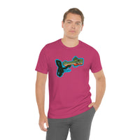 Brook Trout Whistle Front - Unisex Jersey Short Sleeve Tee