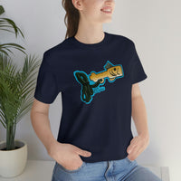 Brown Trout Fish Whistle Short Sleeve Tee