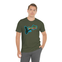 Brook Trout Whistle Front - Unisex Jersey Short Sleeve Tee