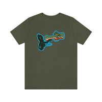 Brook Trout Whistle Front - Unisex Jersey Short Sleeve Tee