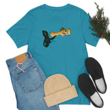 Brown Trout Fish Whistle Short Sleeve Tee