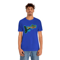 Brook Trout Whistle Front - Unisex Jersey Short Sleeve Tee