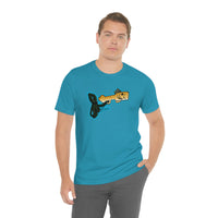 Brown Trout Fish Whistle Short Sleeve Tee