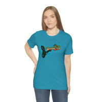 Brook Trout Whistle Front - Unisex Jersey Short Sleeve Tee