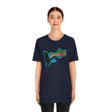 Brook Trout Whistle Front - Unisex Jersey Short Sleeve Tee