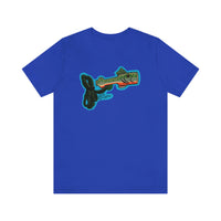 Brook Trout Whistle Front - Unisex Jersey Short Sleeve Tee