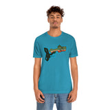 Brook Trout Whistle Front - Unisex Jersey Short Sleeve Tee